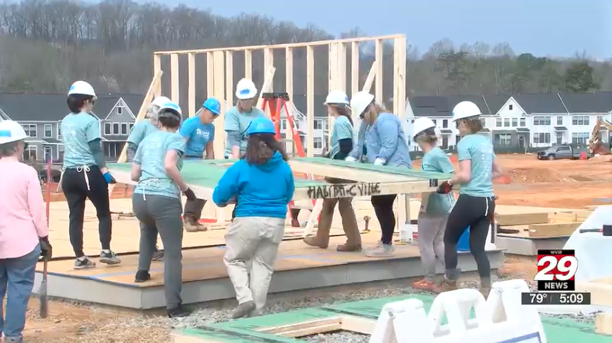 Hundreds of volunteers help build homes during Habitat’s 2026 Women Build in Southwood
